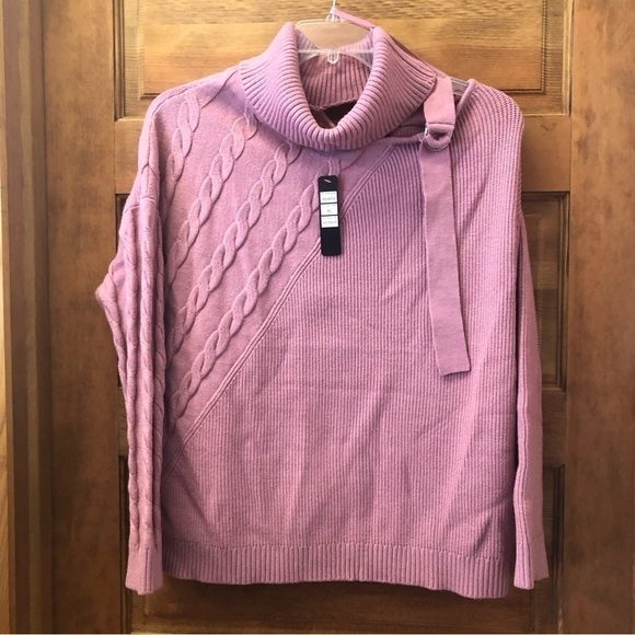 BELLDINI/ NWT/ spring / winter/ fall / chunky turtleneck sexy sweater / XL - Picture 4 of 12